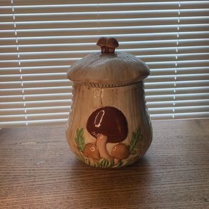Large Mushroom 1980s Arnell Canister
